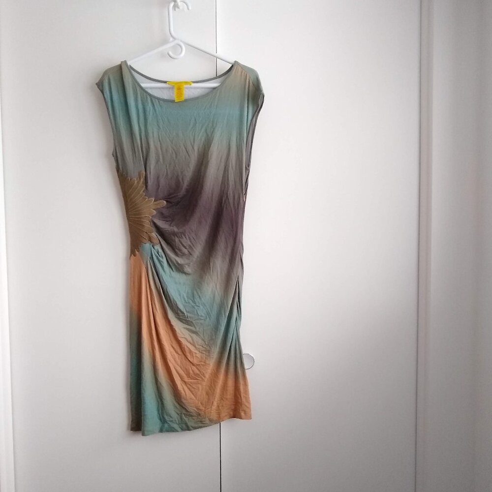 Catherine Malandrino light sleeveless draped summer dress